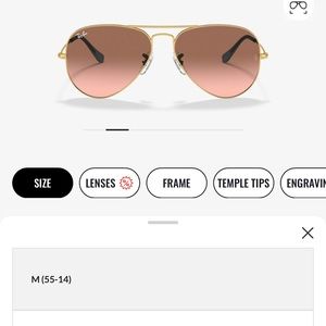 Pink ray-ban aviators